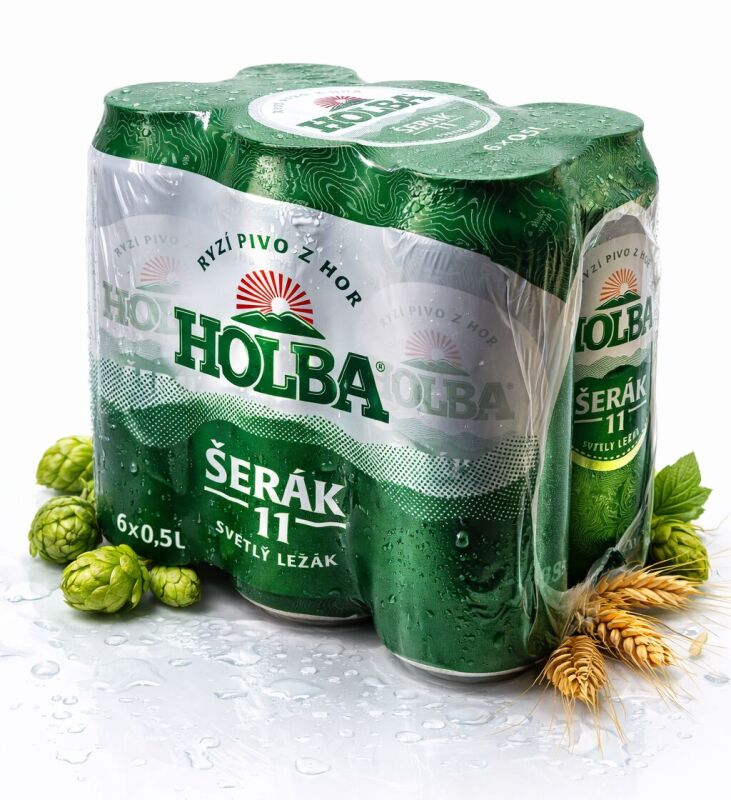 HOLBA Šerák pack 6 x 500 ml (plech) 